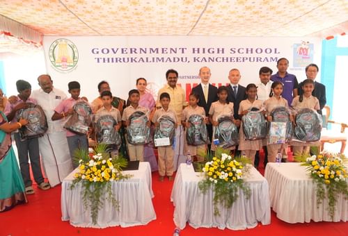 Yamaha Constructs 12-Classroom School in Kancheepuram Under CSR Initiative