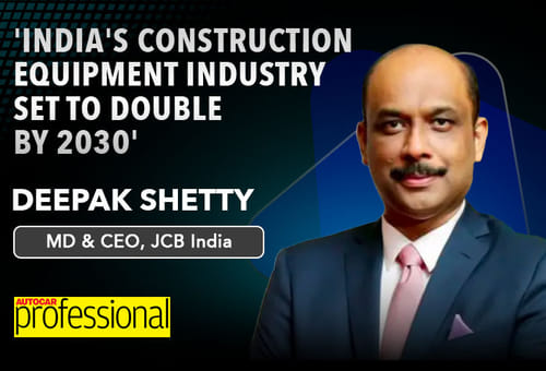 'India's construction equipment industry set to double by 2030': JCB India's Deepak Shetty
