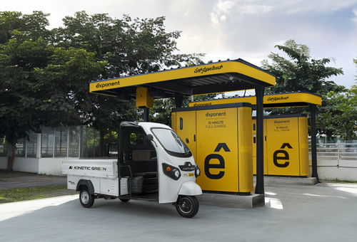 Kinetic Green Partners with Exponent Energy to Introduce 15-Minute Charging for Electric Three-Wheelers