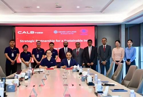 Ashok Leyland Plans ₹5,000 Crore Battery Investment with Chinese Partner CALB