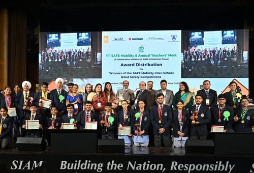 SIAM Concludes 11th Safe Mobility Competition, Engages Over 2000 Students