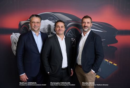 Valeo and ROHM Semiconductor to co-develop next-gen power electronics