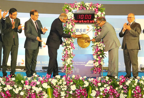 Tata Motors CV Shares List At Premium of 28% After Demerger