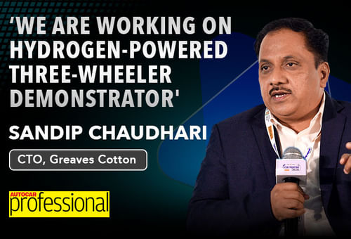 'We are working on hydrogen-powered three-wheeler demonstrator': Sandip Chaudhari