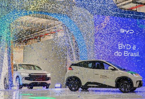 First BYD EV rolls off the line at new plant in Brazil