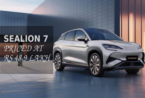 BYD Sealion 7 Launches in India at ₹48.9 Lakh, Performance Variant at ₹54.9 Lakh