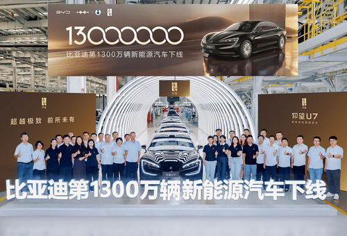 BYD becomes first carmaker to produce 13 million EVs